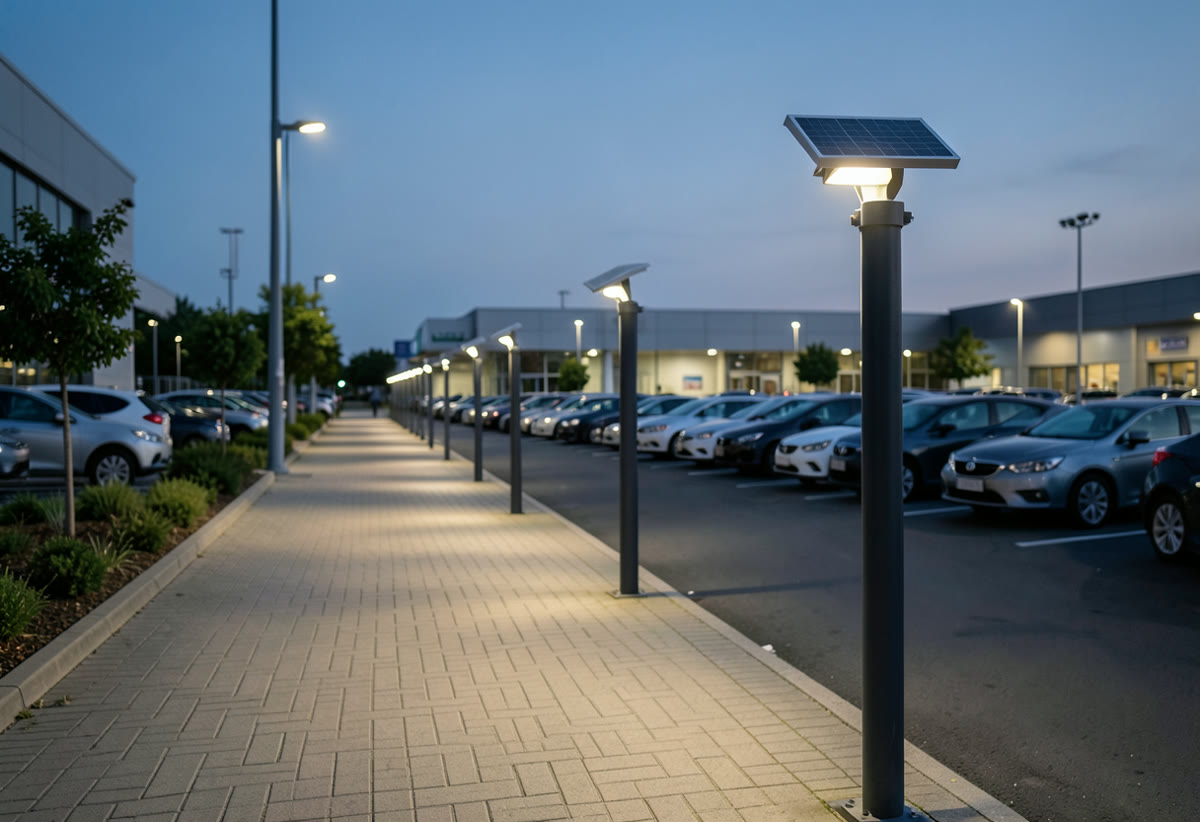 Commercial Solar Lighting in Perth by Spark Tech Electrical