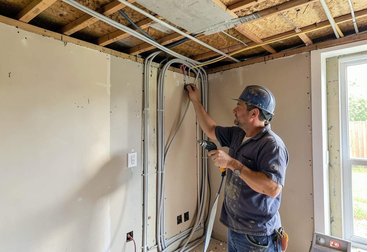 House Rewiring in Perth by Spark Tech Electrical